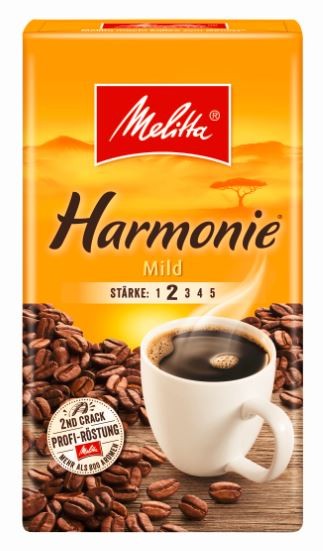 Melitta Kaffee Harmonie mild 500 gr. gemahlen