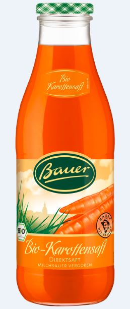 Bauer Bio Karottensaft 6x0 98 Mehrweg Safte Getranke Shop Getrankeservice Benstein