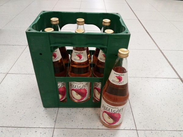 Ernteglück Apfel klar 6x1,0 Mehrweg