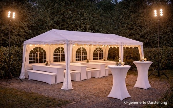 Miet-Partyzelt 3 x 6 mtr. Selbstabholung