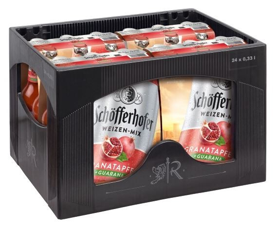 Schöfferhofer Granatapfel-Guarana 24x0,33 Mehrweg