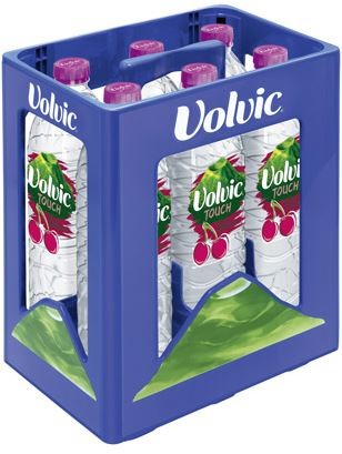 Volvic Touch Kirsche 6x1,5 PET Einweg Kasten (FL)