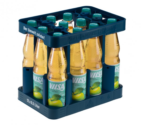 Vilsa Apfel Schorle 12x0,5 PET Mehrweg (D)