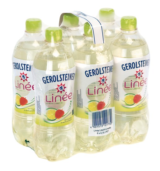 Gerolsteiner Linee Litschi-Limette 6x0,75 PET Einweg