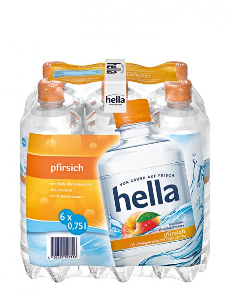 Hella Nearwater Pfirsich 6x0,75 PET Einweg