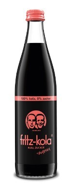 Fritz Kola null Zucker + Guarana 10x0,5 Mehrweg