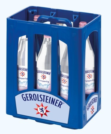 Gerolsteiner feinperlig 6x1,0 Glasfl. Mehrweg