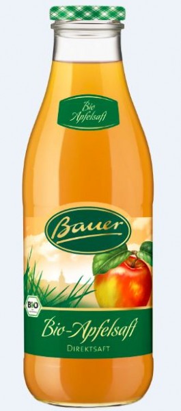 Bauer Bio Apfel trüb 6x0,98 Mehrweg