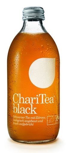 ChariTea black Fairtrade Bio-Schwarztee 20x0,33 Einweg (FL)