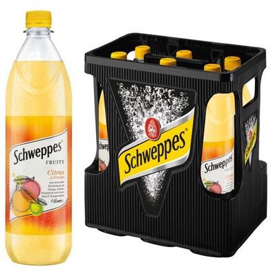 Schweppes Fruity Citrus Orange 6x1,0 PET Mehrweg