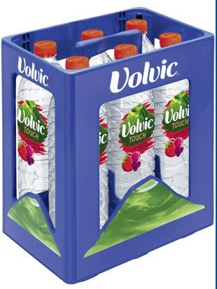 Volvic Touch Rote Früchte 6x1,5 PET Einweg Kasten (FL)