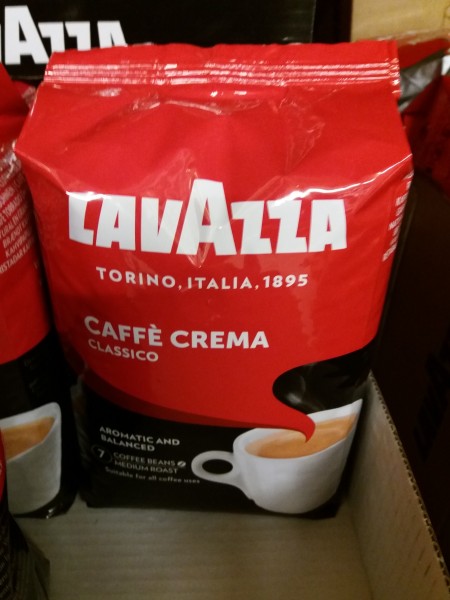 Lavazza Cafe Crema Classico ganze Bohnen 1000 gr. (M)