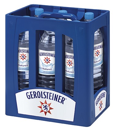 Gerolsteiner naturell 6x1,5 PET Einweg