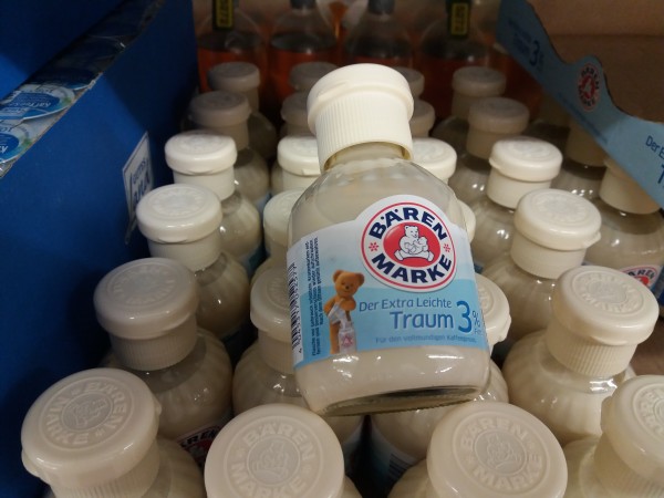 Kondensmilch Bärenmarke Der extra leichte Traum 3, 170 gr. Flas